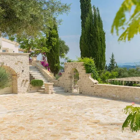 Paleopetres La Chataigne - Private Pool - Sea Views - Corfu Town - Villa